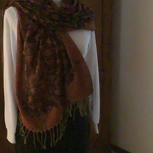 Fall shawl cotton mesh